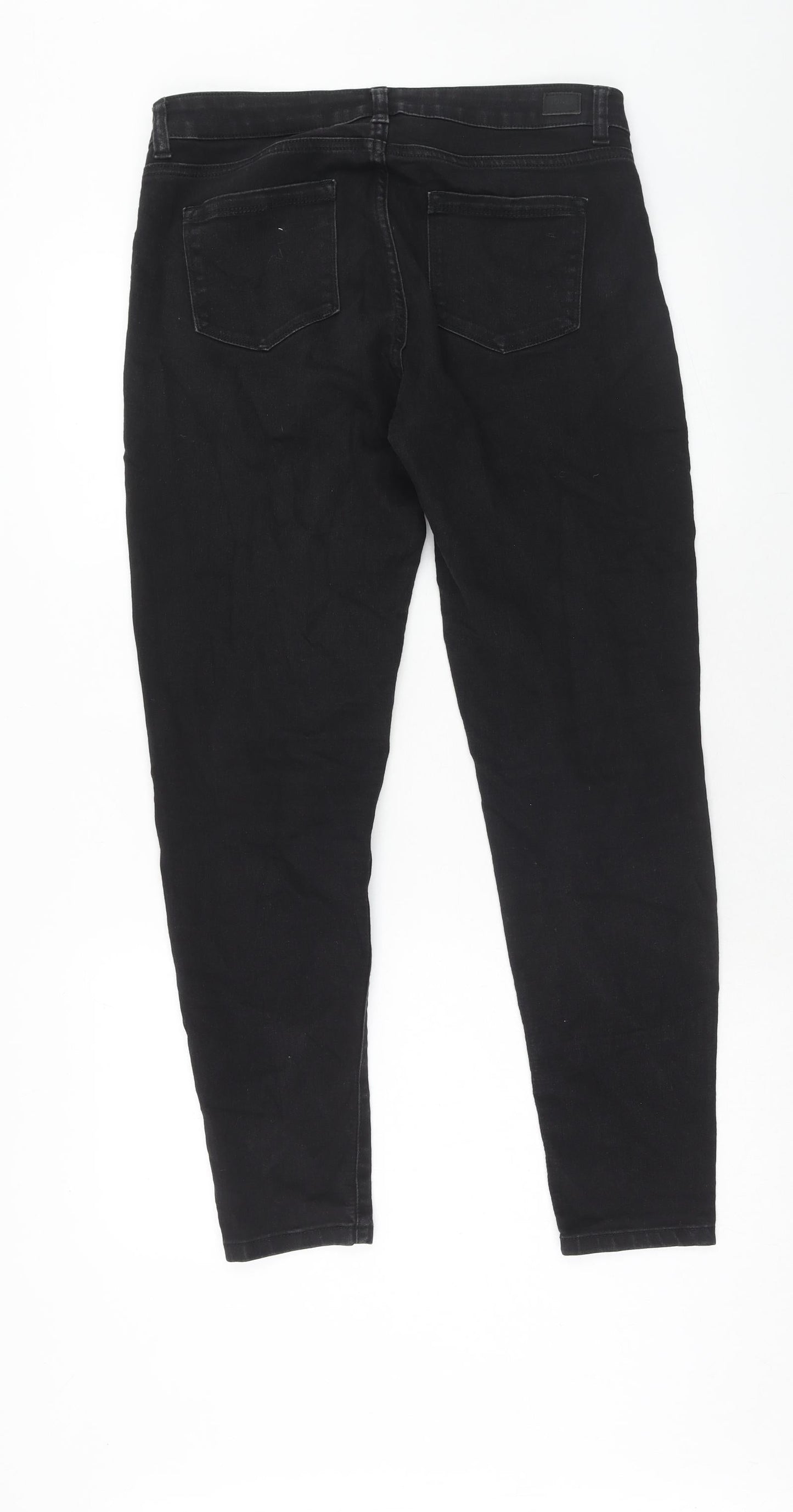Womens UK Size 10 Jones New York Regular Fit Skinny Black Jeans