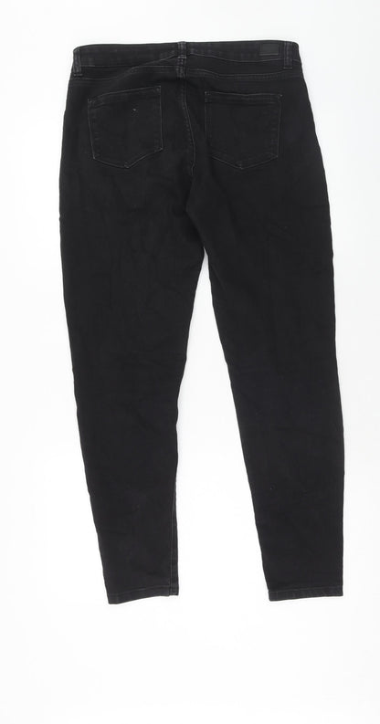 Womens UK Size 10 Jones New York Regular Fit Skinny Black Jeans