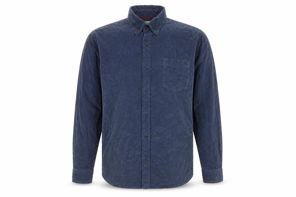 Mens UK Size L Goodthreads Blue  Button-Up Long Sleeve Casual Shirt