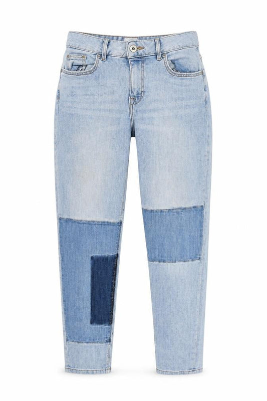 Womens UK Size 6 H&M Regular Fit Tapered Blue Jeans