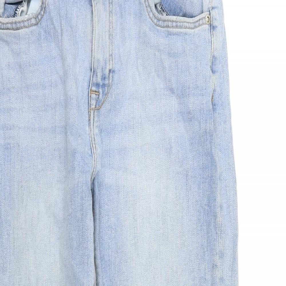 Womens UK Size 6 H&M Regular Fit Tapered Blue Jeans