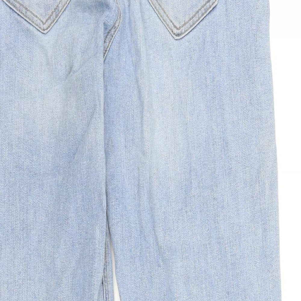 Womens UK Size 6 H&M Regular Fit Tapered Blue Jeans