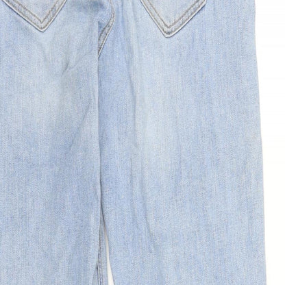 Womens UK Size 6 H&M Regular Fit Tapered Blue Jeans