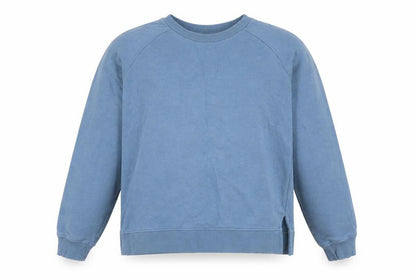 ICHI Mens Blue Cotton Pullover Sweatshirt Size XS