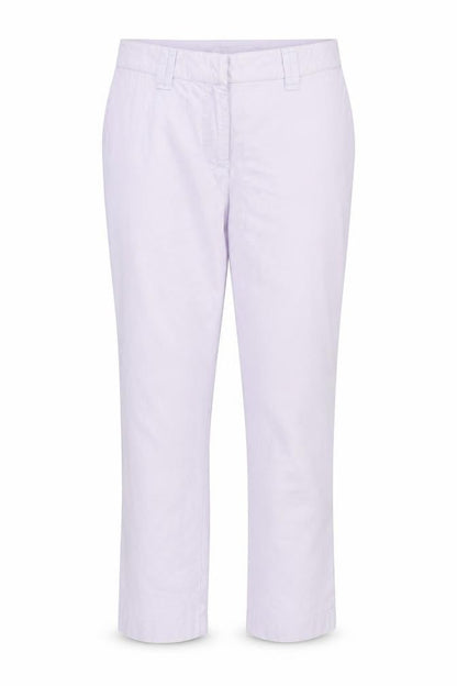 Womens UK Size 12 Warehouse Regular Fit Chino Purple Trousers