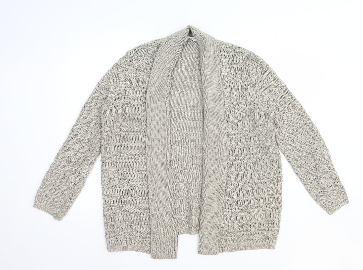 Womens UK Size 14 Marks and Spencer Brown Cardigan Jumper