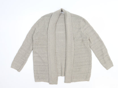 Womens UK Size 14 Marks and Spencer Brown Cardigan Jumper