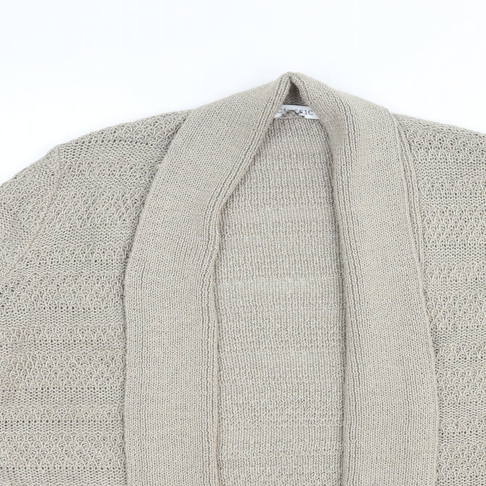 Womens UK Size 14 Marks and Spencer Brown Cardigan Jumper