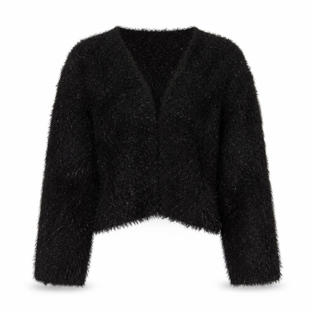 Womens UK Size 10 BHS Black Cardigan Jumper