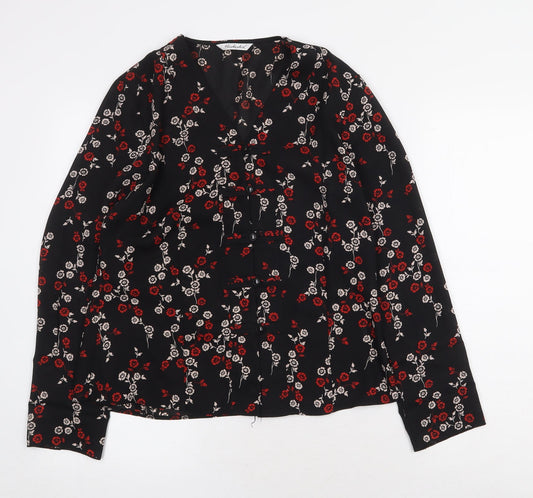 Womens UK Size M Berketex Black Basic Blouse