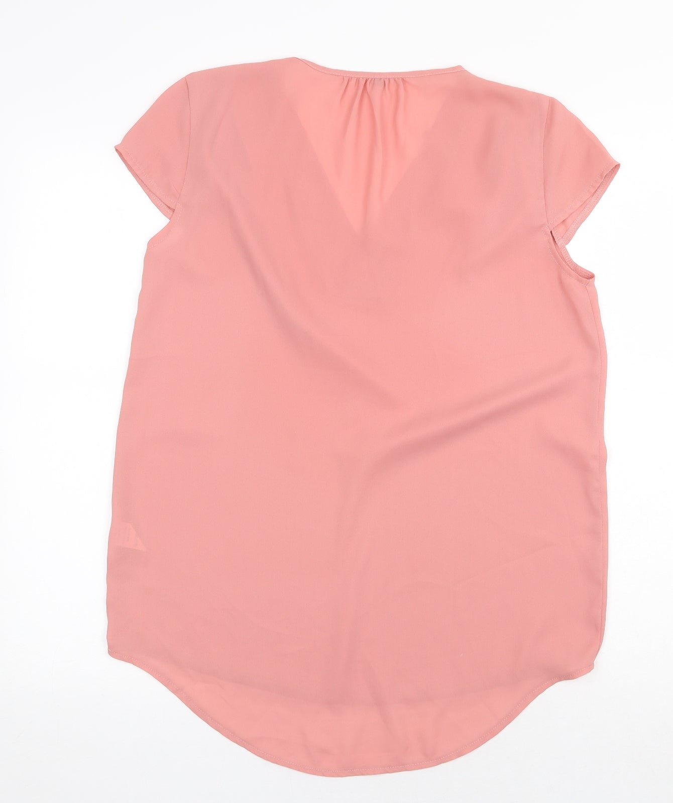 Womens UK Size 10 Preworn Pink Basic Blouse