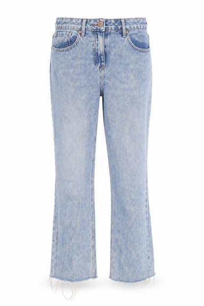 Womens UK Size 8 NEXT Regular Fit Straight Blue Jeans
