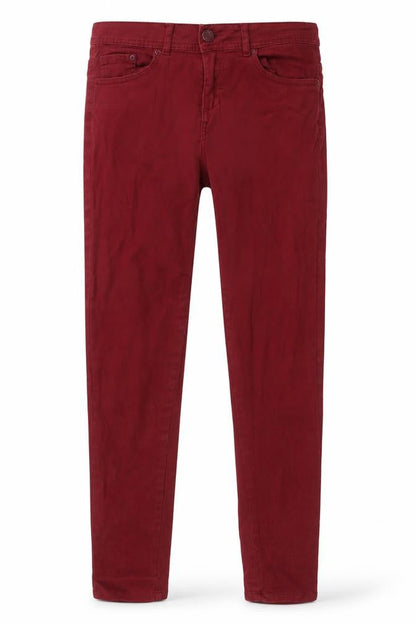 Womens UK Size 10 Yes Yes Regular Fit Skinny Red Jeans