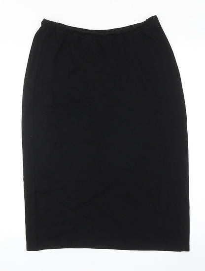 Box2 Womens Black Polyester Straight & Pencil Skirt Size 14