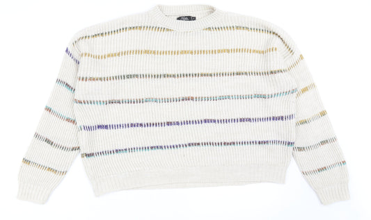 Womens UK Size L Yida Beige Pullover Jumper