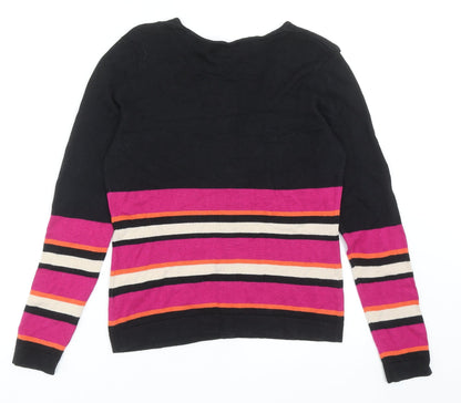 Womens UK Size 10 Pomodoro Multicoloured Cardigan Jumper