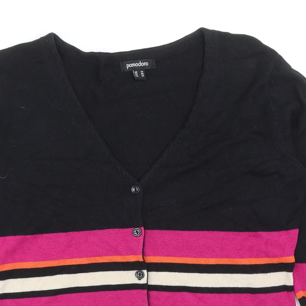 Womens UK Size 10 Pomodoro Multicoloured Cardigan Jumper