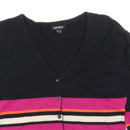 Womens UK Size 10 Pomodoro Multicoloured Cardigan Jumper