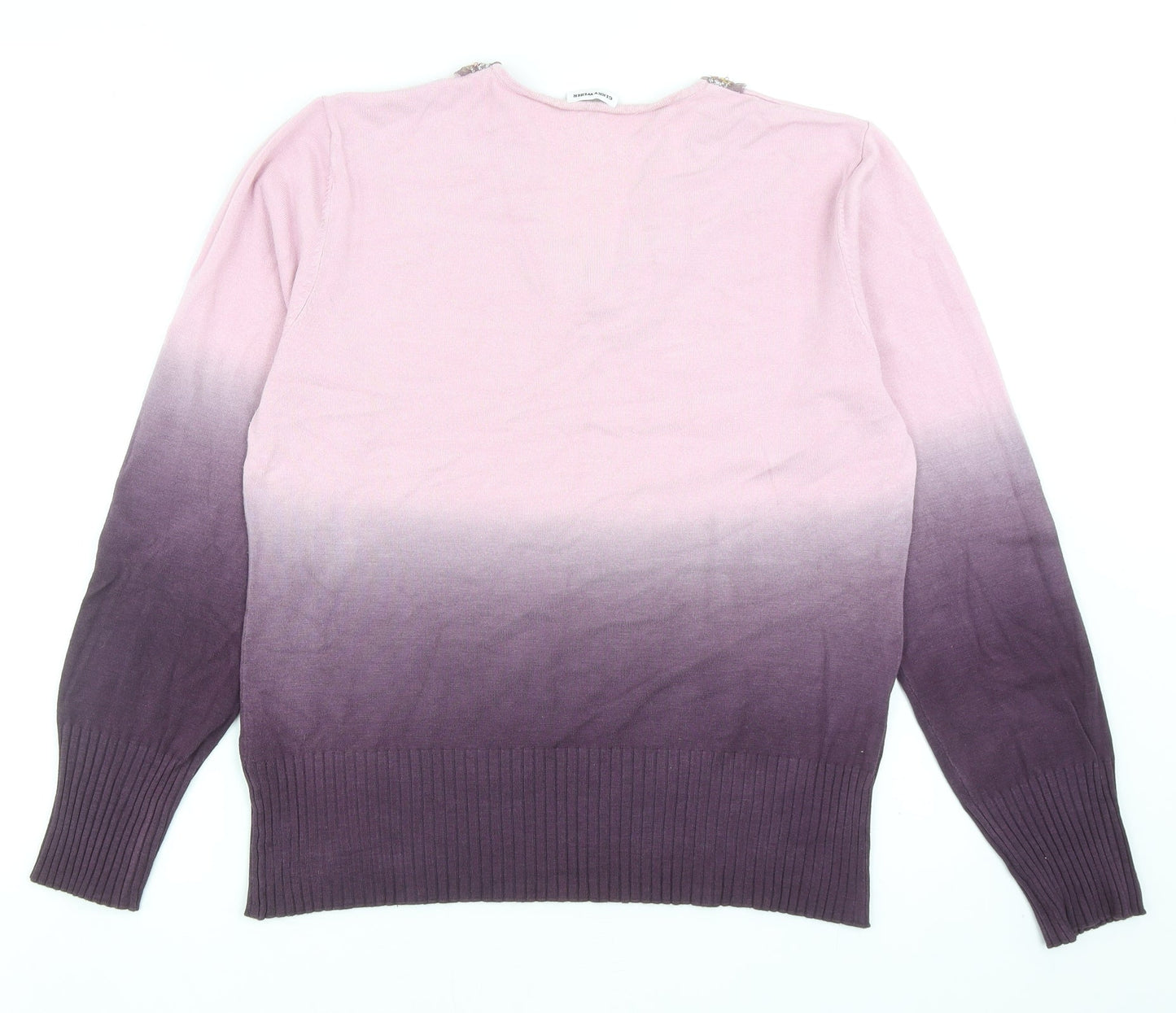 Womens UK Size 14 Gerry Weber Purple Pullover Jumper