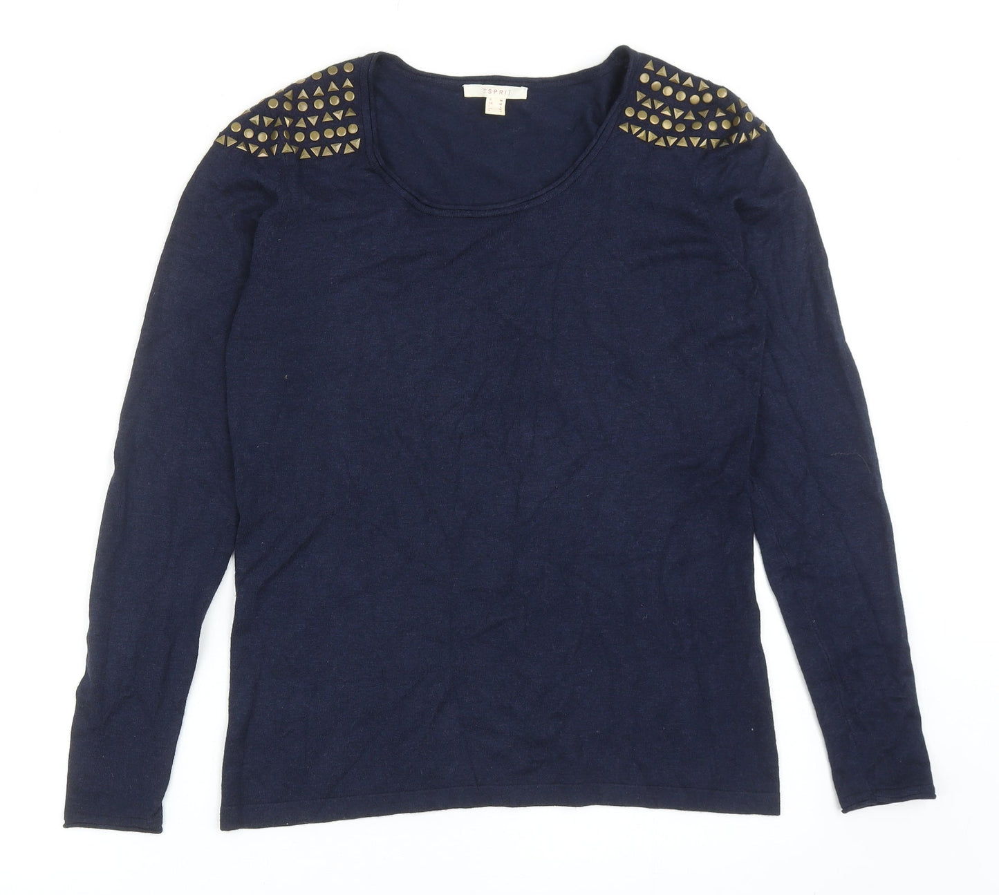 Womens UK Size M ESpirit Blue Pullover Jumper
