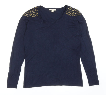 Womens UK Size M ESpirit Blue Pullover Jumper