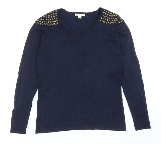 Womens UK Size M ESpirit Blue Pullover Jumper