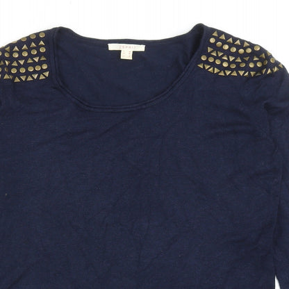 Womens UK Size M ESpirit Blue Pullover Jumper