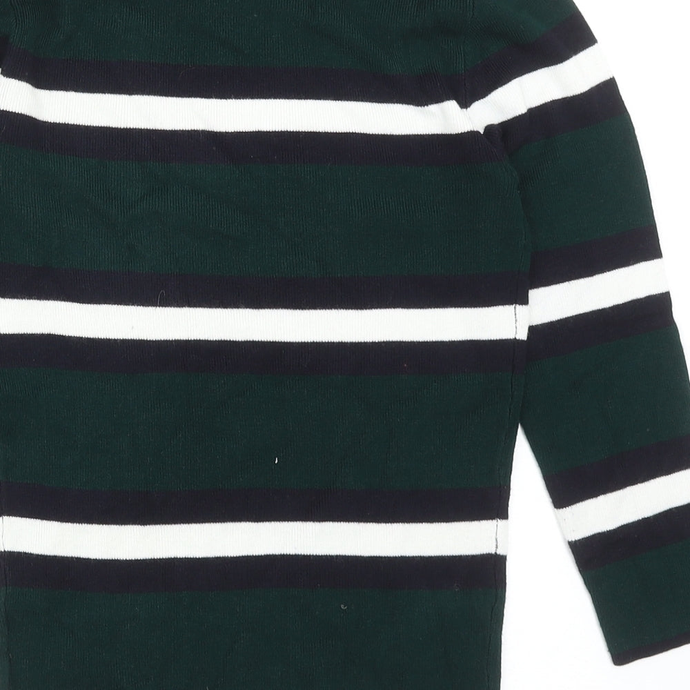 Womens UK Size 10 Red Herring Green Pullover Jumper