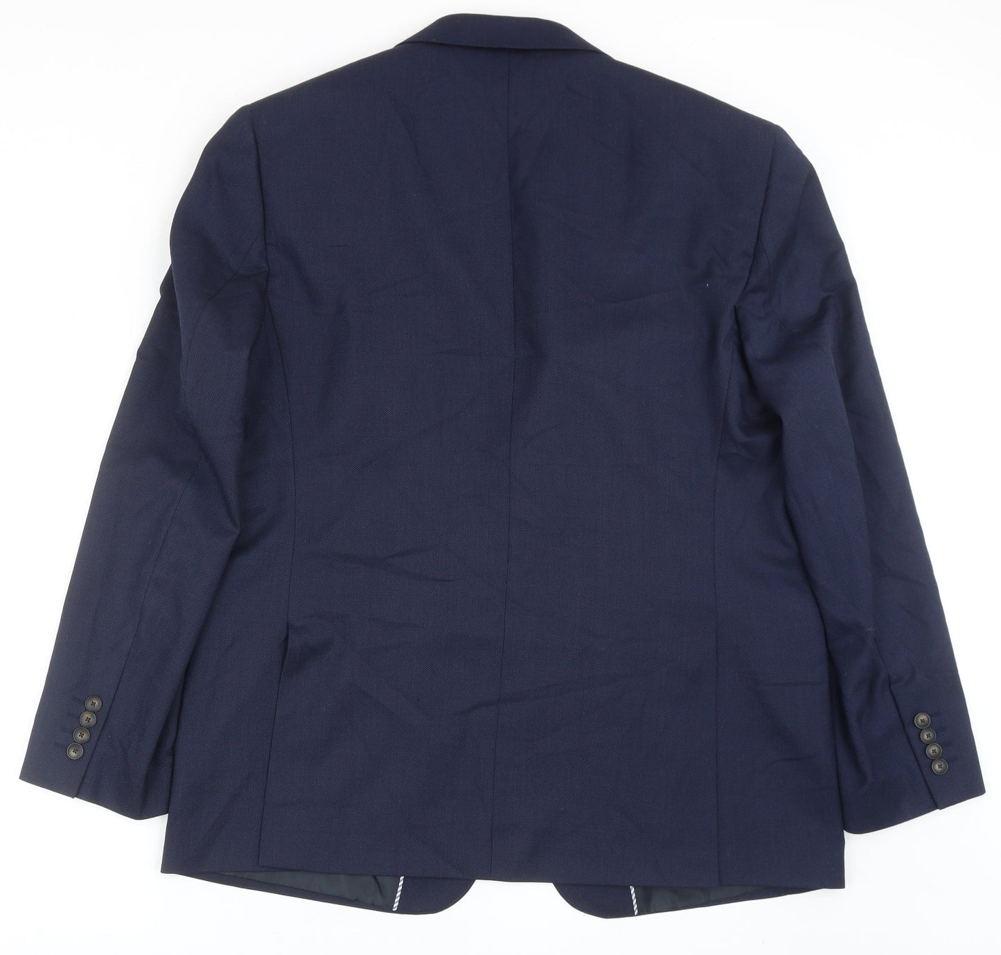 Mens UK Size 44 Marks and Spencer Regular Blue Suit Jacket