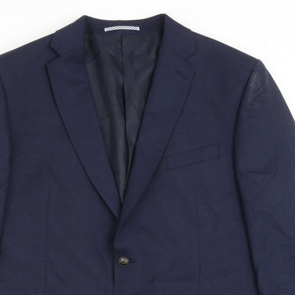 Mens UK Size 44 Marks and Spencer Regular Blue Suit Jacket
