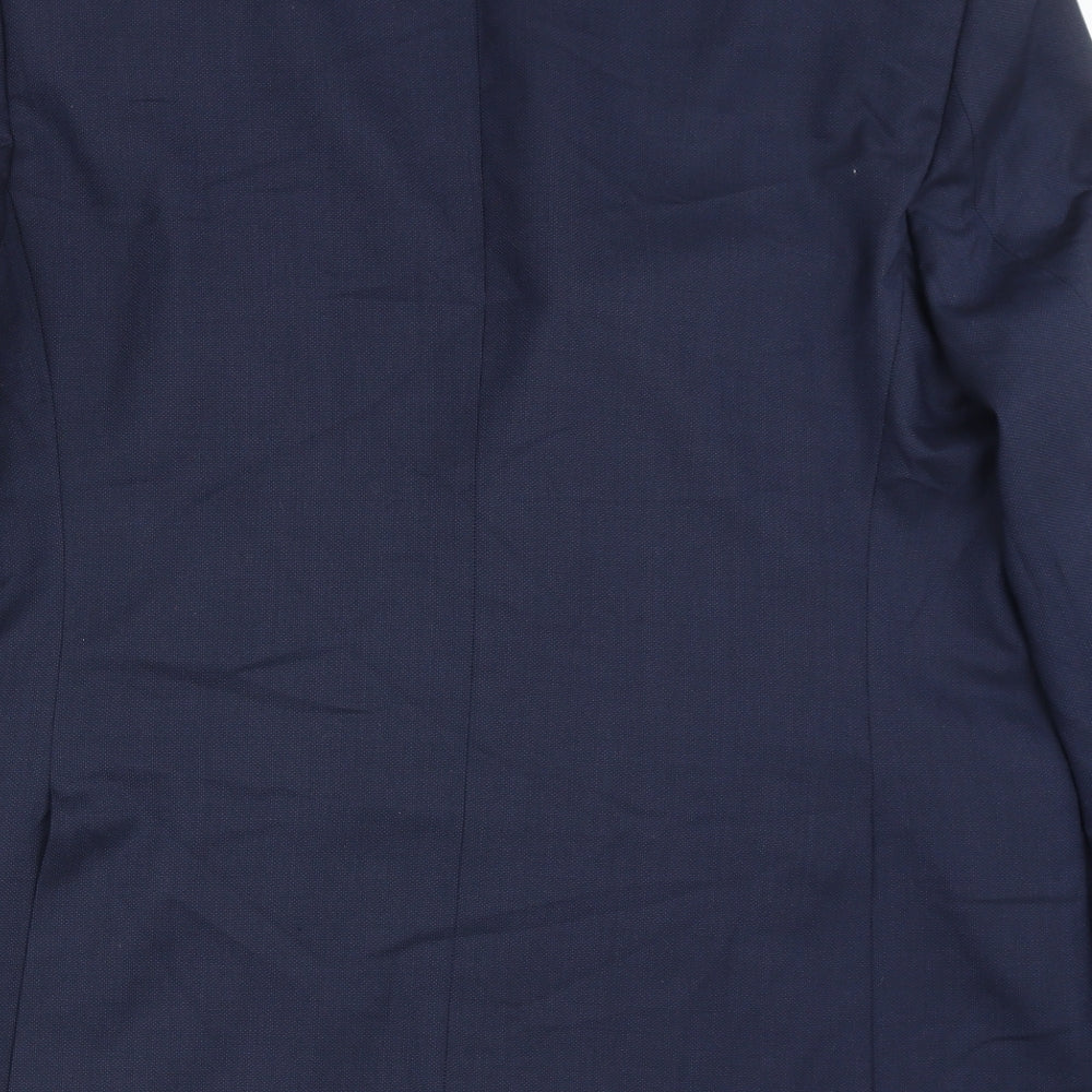 Mens UK Size 44 Marks and Spencer Regular Blue Suit Jacket