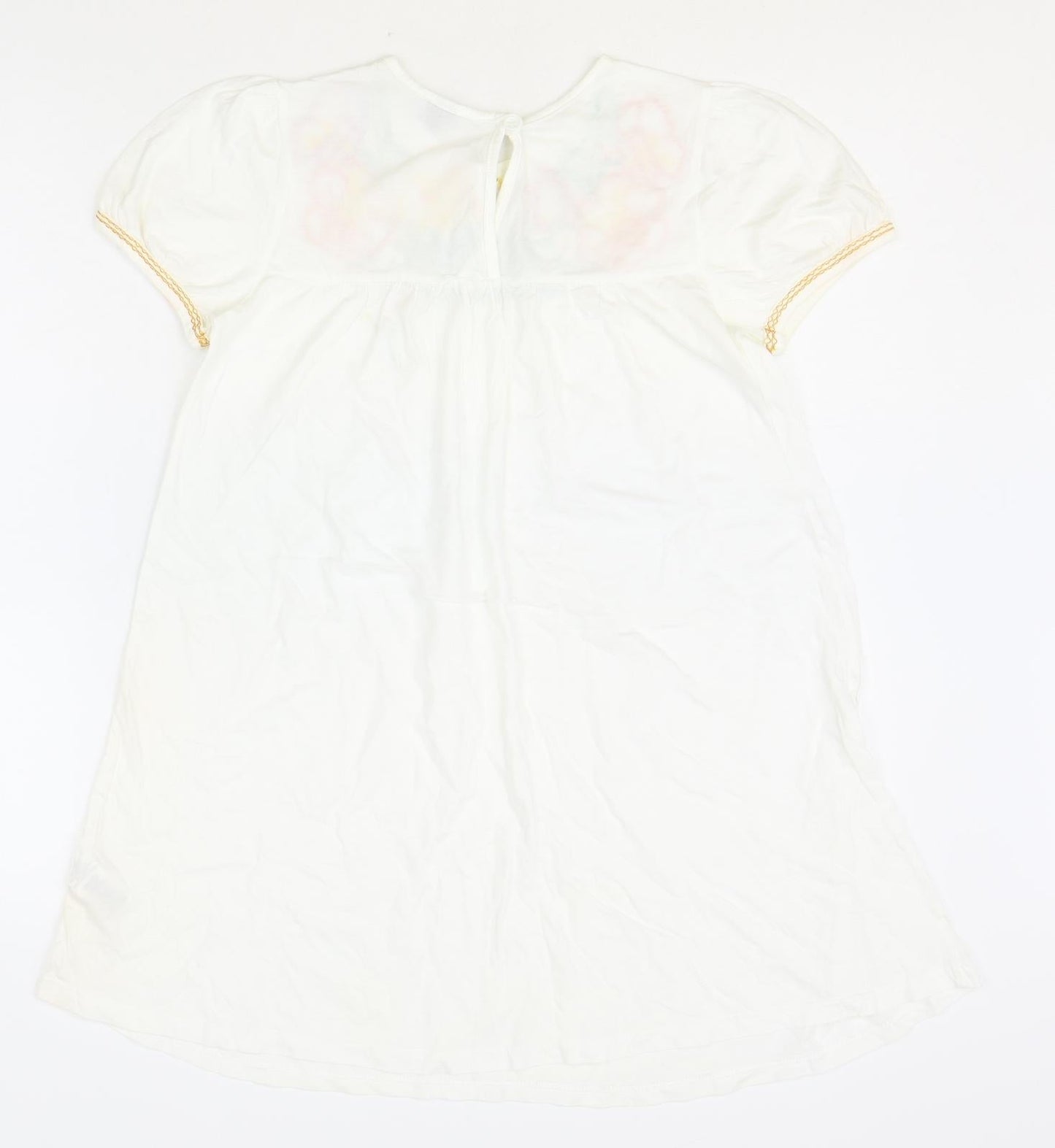 Womens UK Size 6 Topshop Ivory Basic Blouse