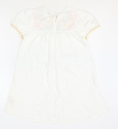 Womens UK Size 6 Topshop Ivory Basic Blouse