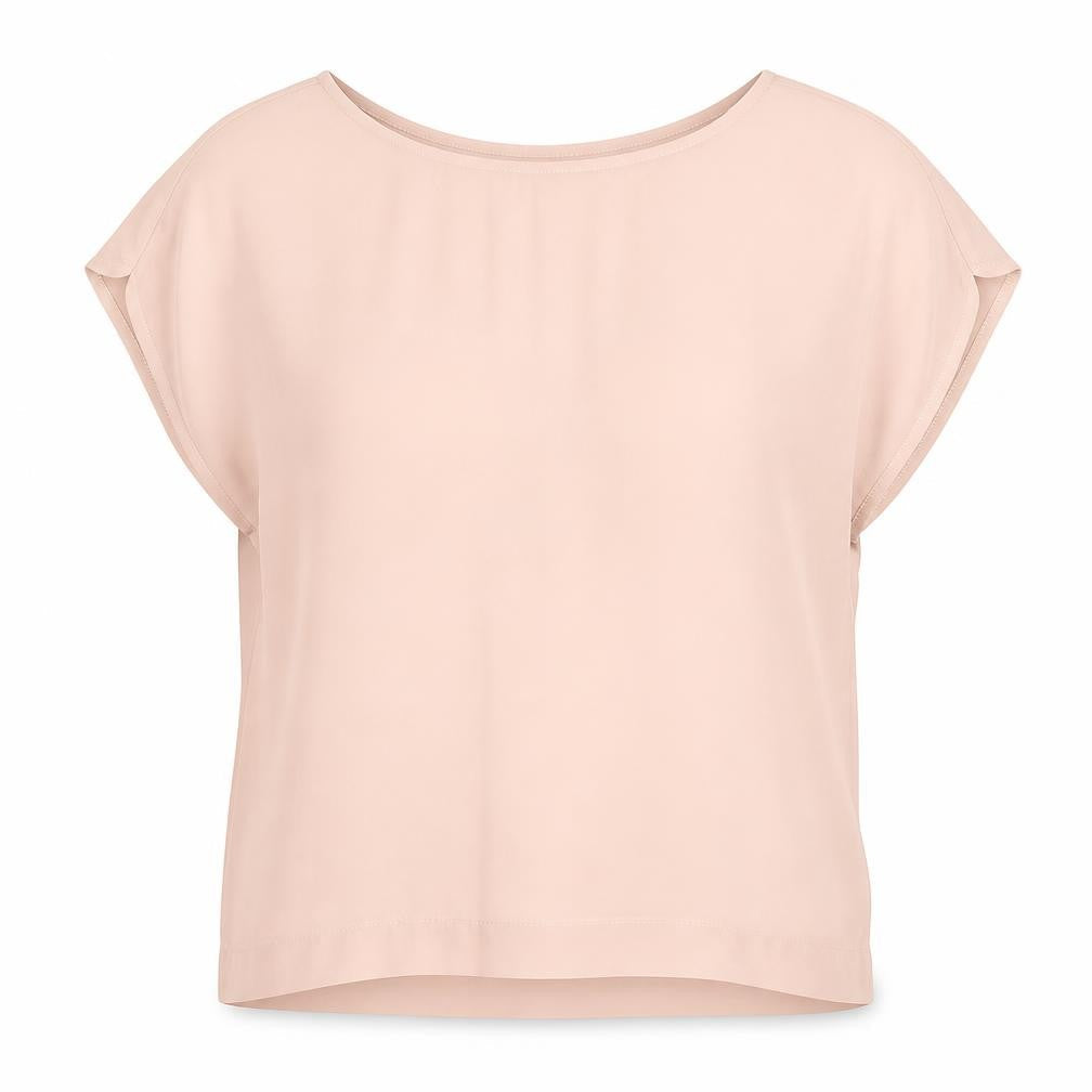 Womens UK Size 12 NEXT Pink Basic Blouse