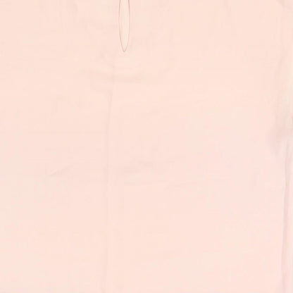 Womens UK Size 12 NEXT Pink Basic Blouse
