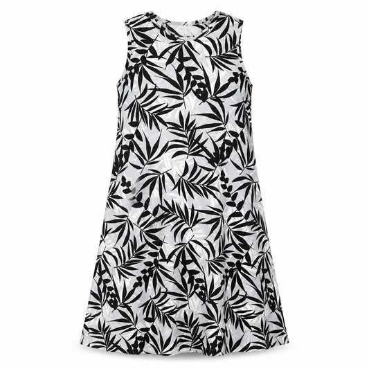 D&Co. Womens Grey Floral Cotton Trapeze & Swing Size M Round Neck Pullover