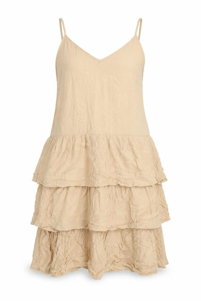 River Island Womens Pink Polyester Slip Dress Size 8 V-Neck Pullover