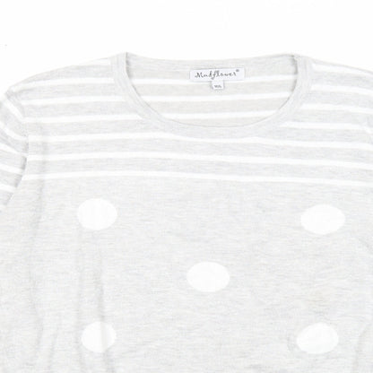 Womens UK Size M Mudflower Grey Pullover Jumper