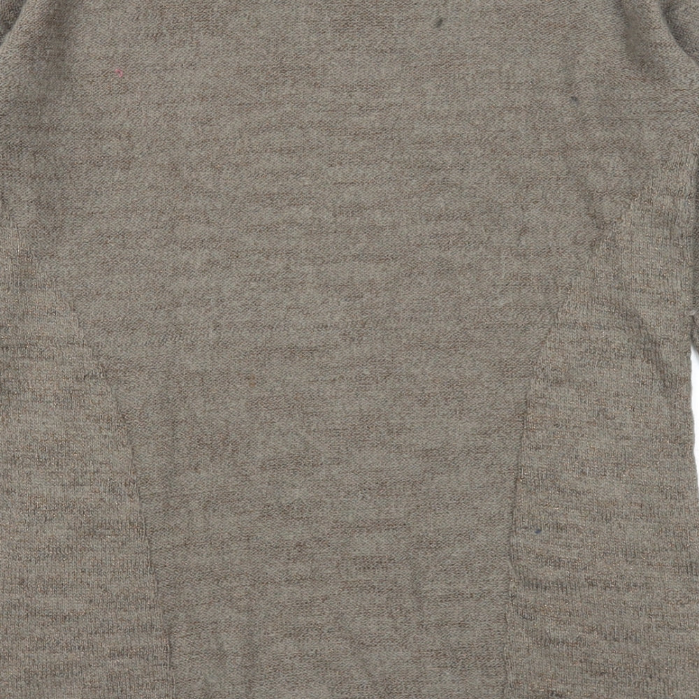 Womens UK Size S Mango Green Pullover Jumper