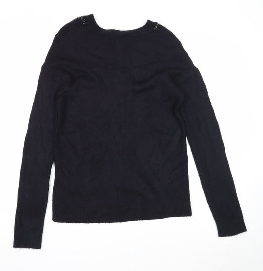 Womens UK Size 8 Dorothy Perkins Black Pullover Jumper