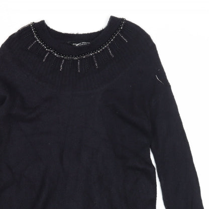 Womens UK Size 8 Dorothy Perkins Black Pullover Jumper