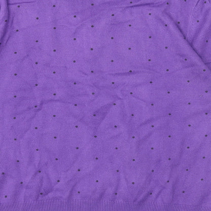Womens UK Size XL Paramour Purple Pullover Jumper
