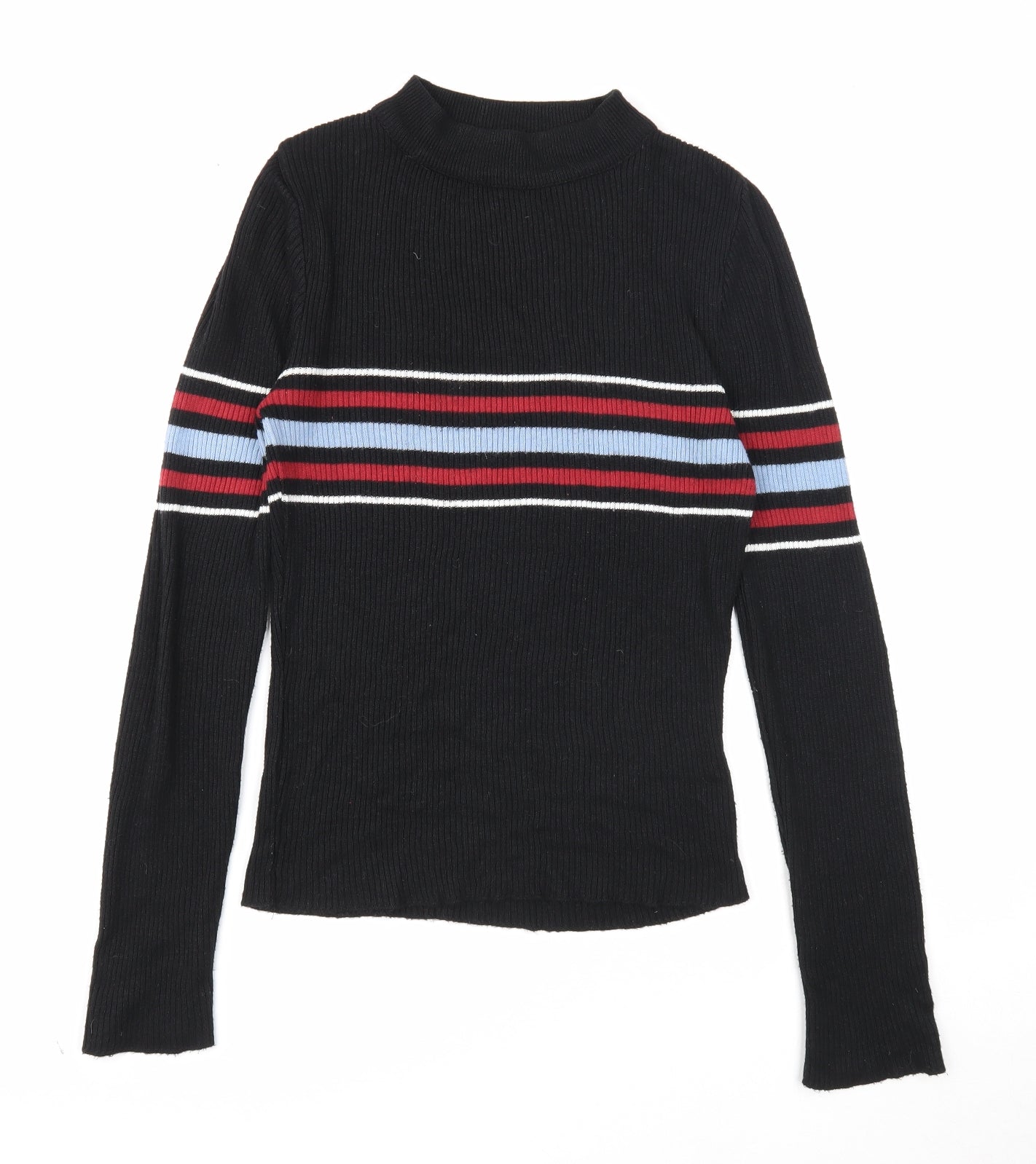 Womens UK Size S Cooperative Black Pullover Jumper