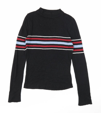 Womens UK Size S Cooperative Black Pullover Jumper