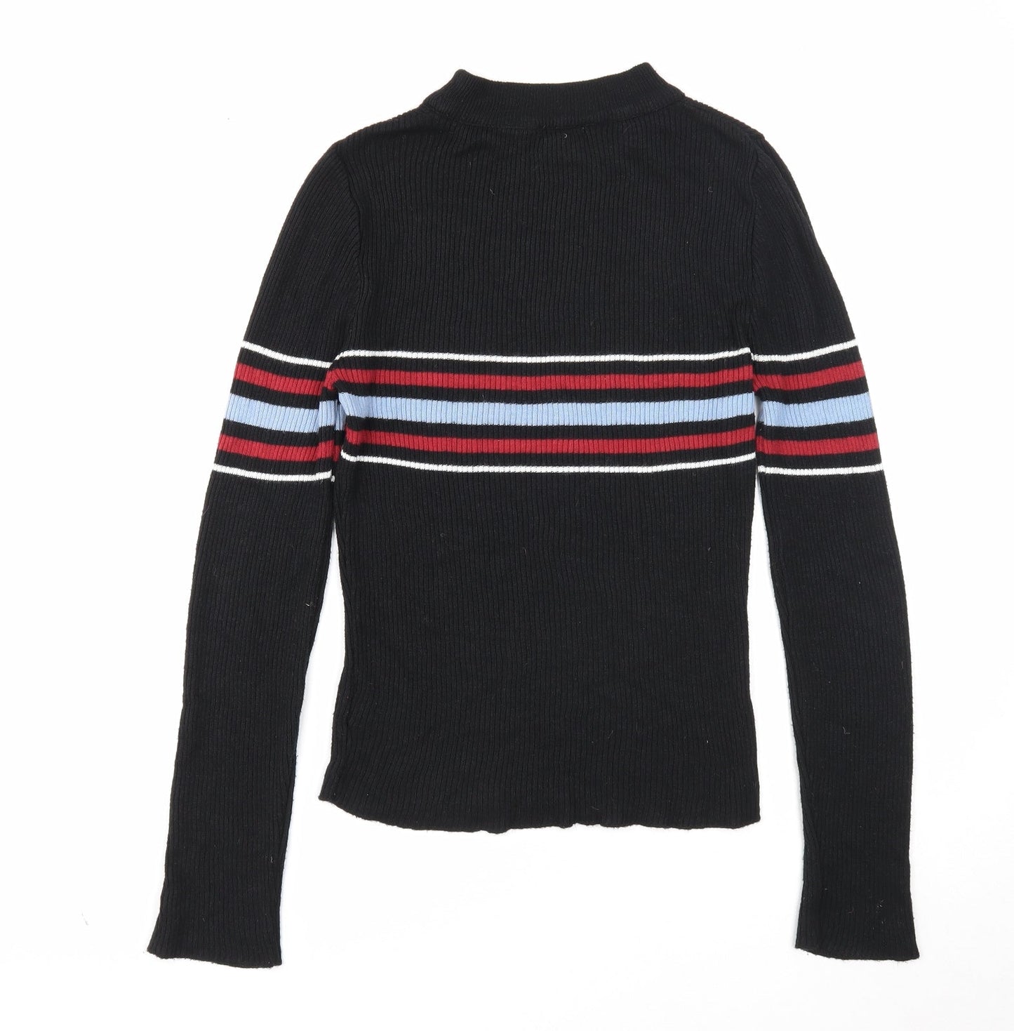 Womens UK Size S Cooperative Black Pullover Jumper