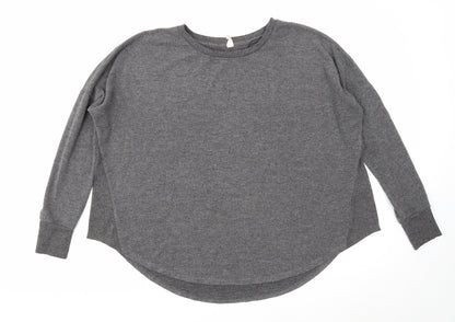 Womens UK Size M Preworn Grey Pullover Jumper