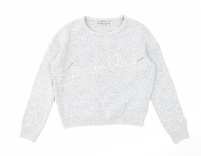 Womens UK Size 12 Marks and Spencer Grey Pullover Jumper