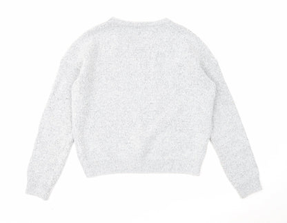 Womens UK Size 12 Marks and Spencer Grey Pullover Jumper