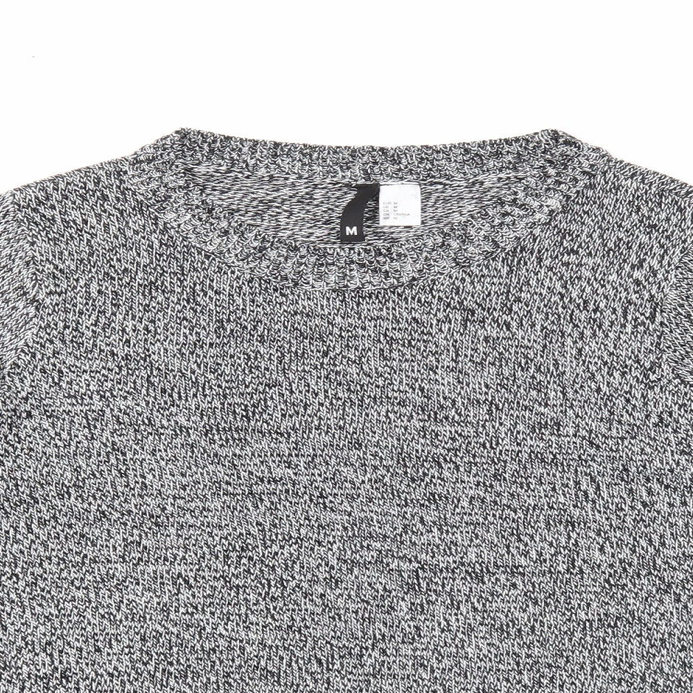 Womens UK Size M Divided Black Pullover Jumper