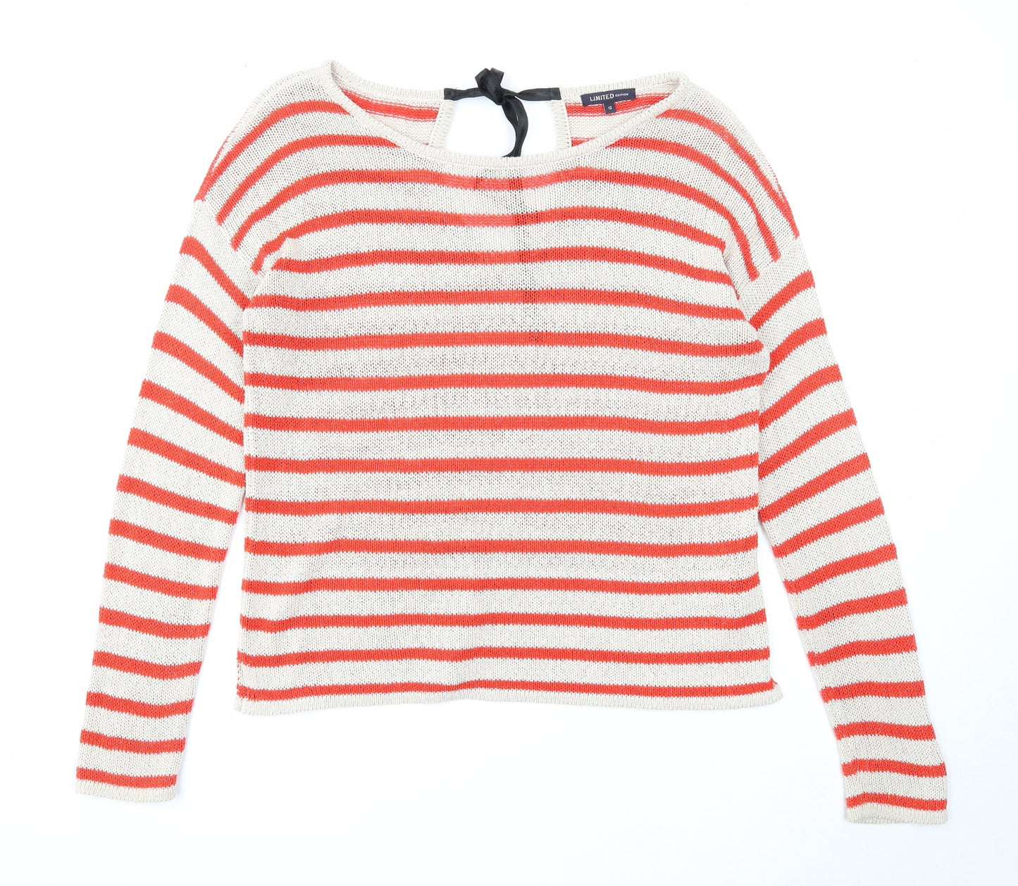 Womens UK Size 12 Marks and Spencer Beige Pullover Jumper